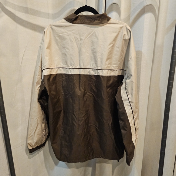Men's Brown and Tan Windbreaker Daytona Beach - Picture 5 of 5